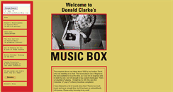 Desktop Screenshot of donaldclarkemusicbox.com